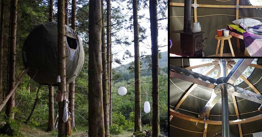 Luminair spherical tent