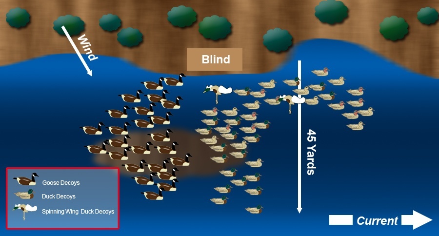 duck decoy spreads