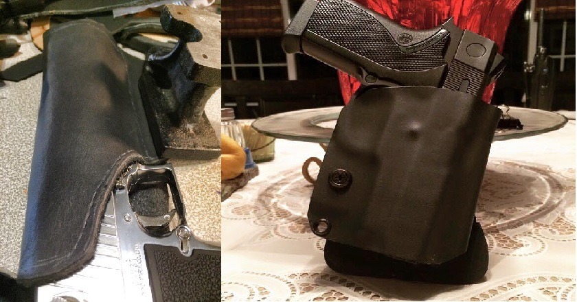 Open Trigger Holster Photo Via Facebook/AbbyDarkStar Closed Trigger Holster Photo Via Facebook/SecretSquirrelEDCInc