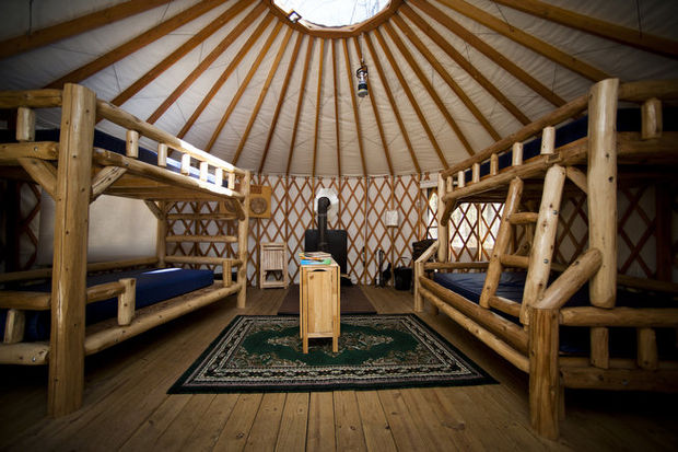 yurt inside