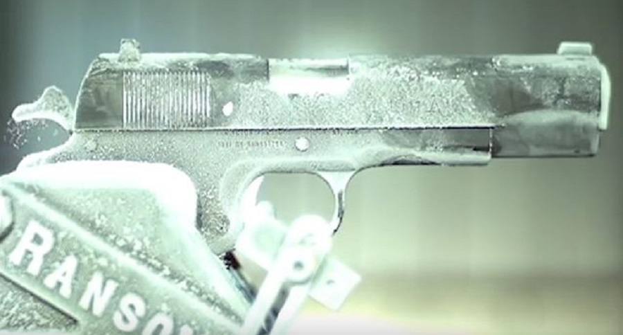 Now That's Cold 1911 Pistol Shooting At -65°F