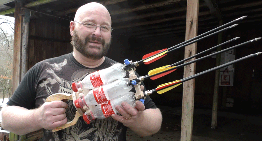 Coke Bottle Gatling