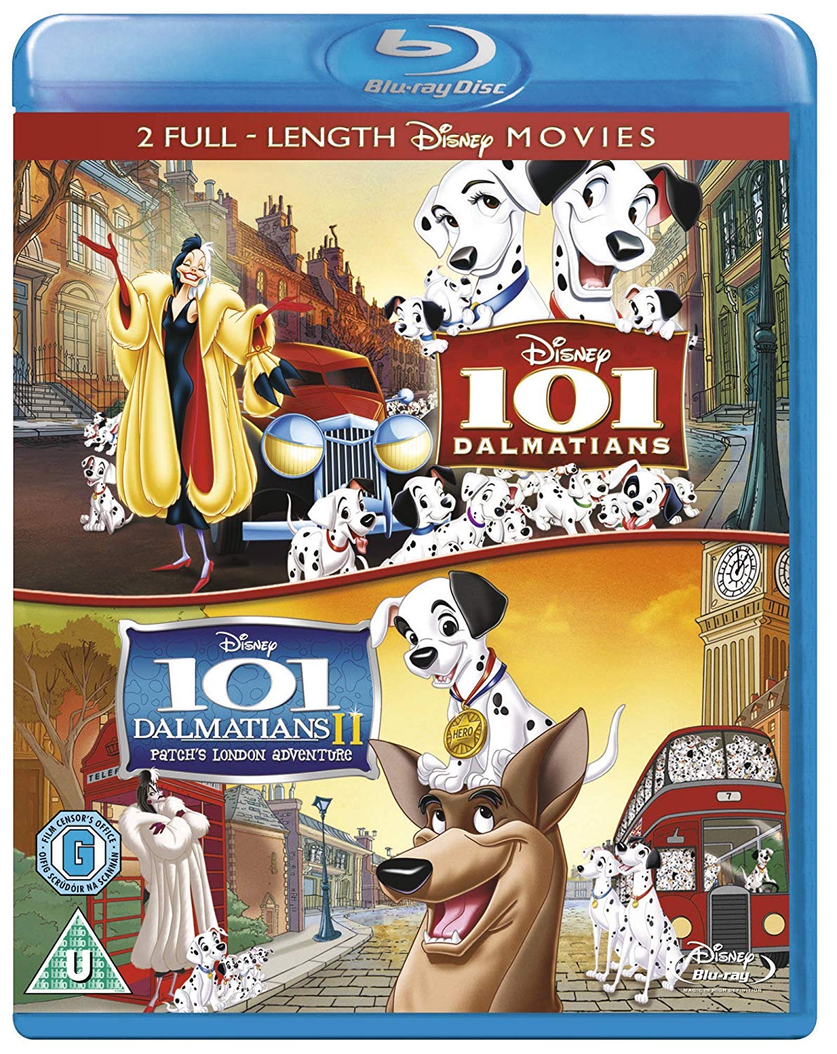 101 Dalmatians / 101 Dalmatians II: Patch's London Adventure [Region Free]