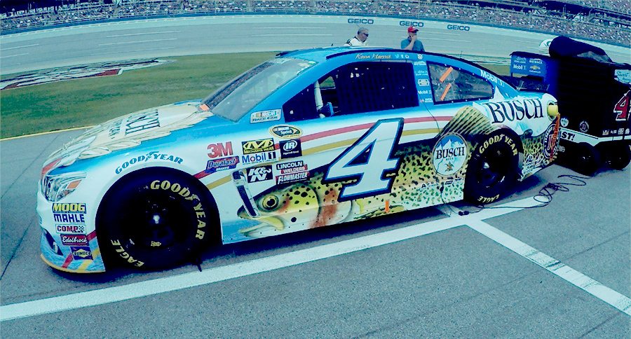Busch's Trophy Can Fish Car Makes Talladega Debut, and We Had Special ...