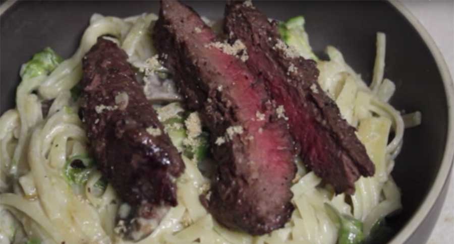 Jim Beam Venison Pasta