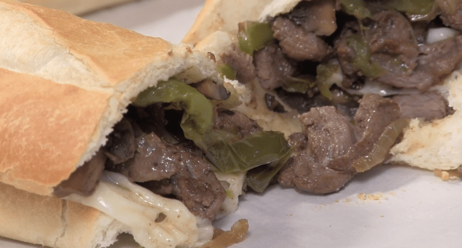venison cheesesteak