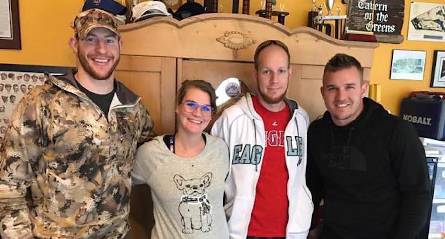 Carson Wentz Mike Trout Hunting