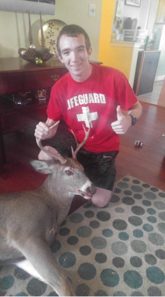 deer hunting in the living room