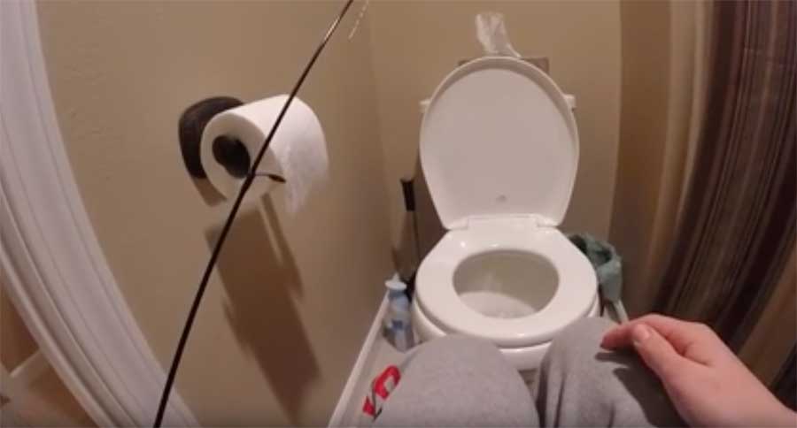 toilet fishing
