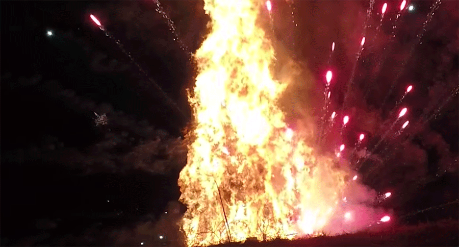 8,000 firecrackers