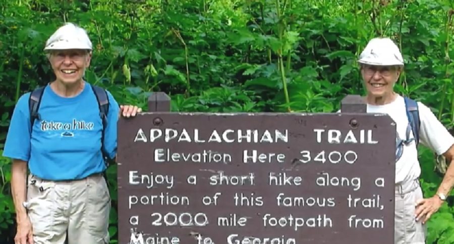 80 year old twin sisters that hiked the Appalachian Trail
