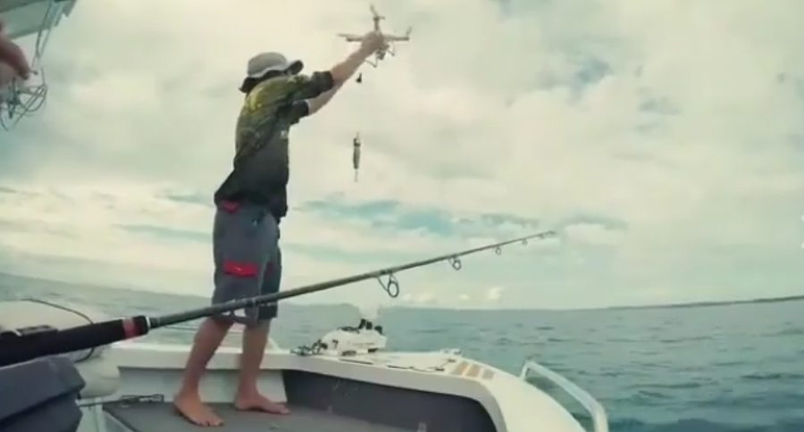drone fishing