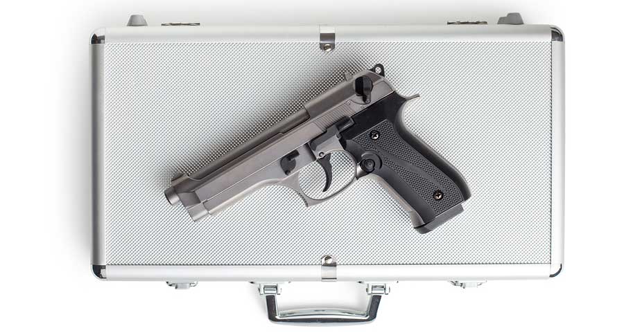 flying with a gun