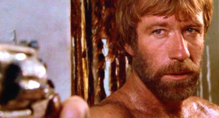 chuck norris coolest movie guns