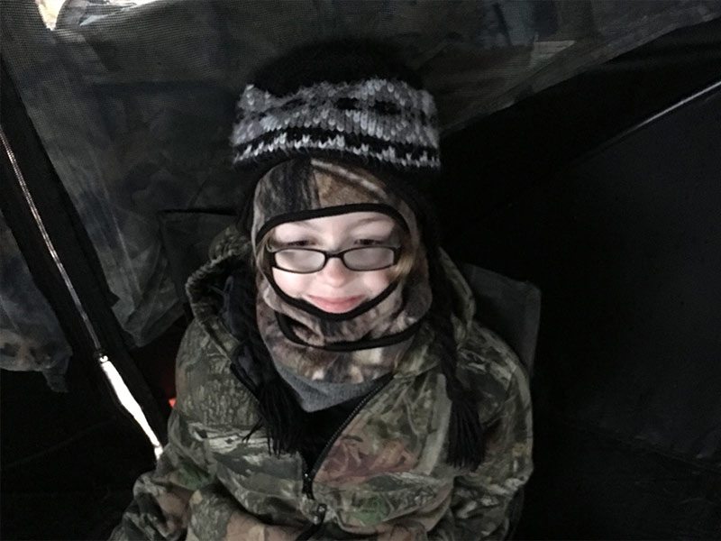 kids and ground blinds