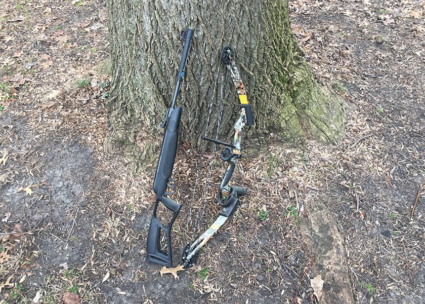 bb gun and youth bow