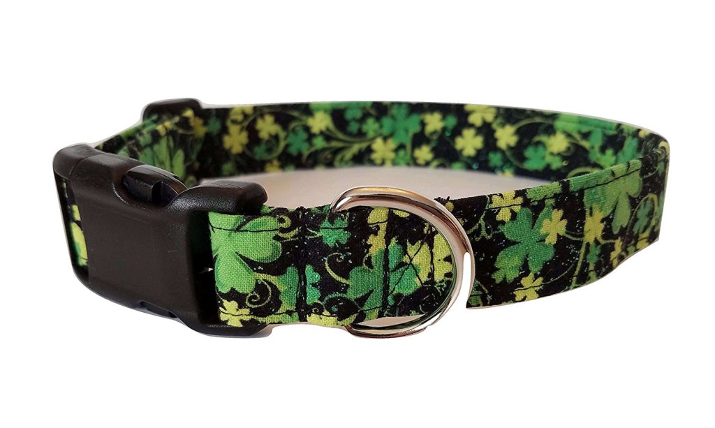 Shamrock dog collar