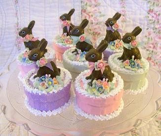 Chocolate Bunny Cakes