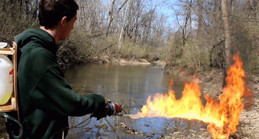 homemade flamethrower