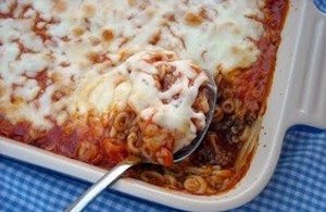 SpaghettiOs and venison