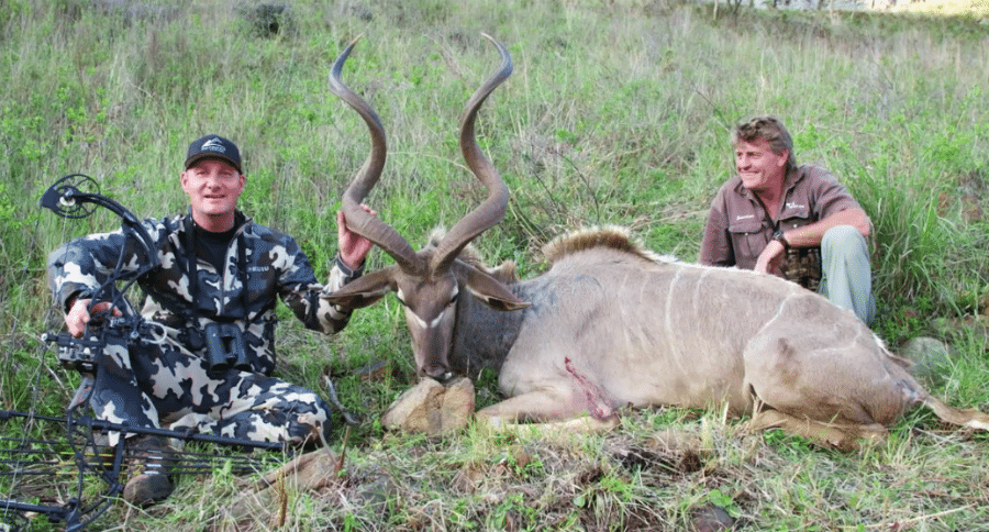 105 yard bow shot