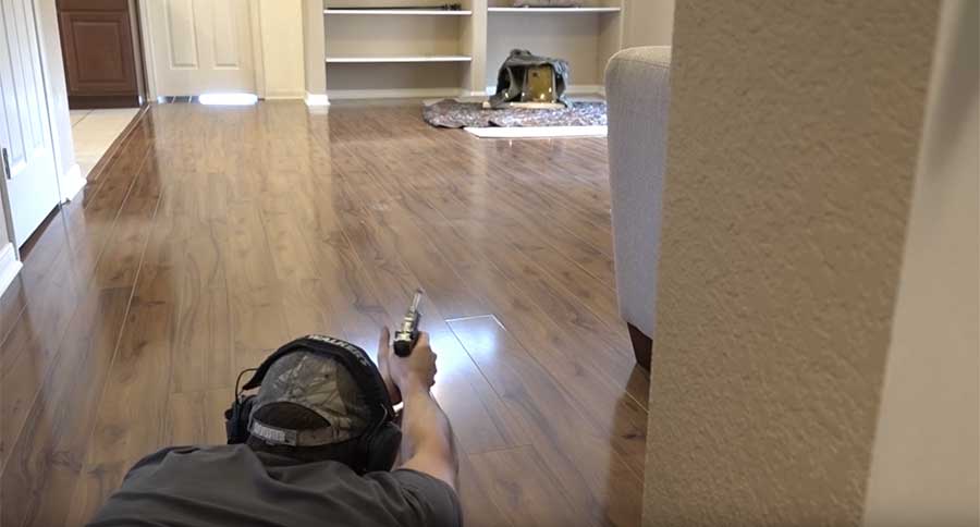 living room gun range
