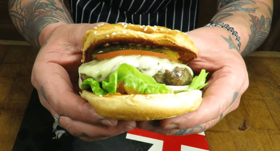 venison burger