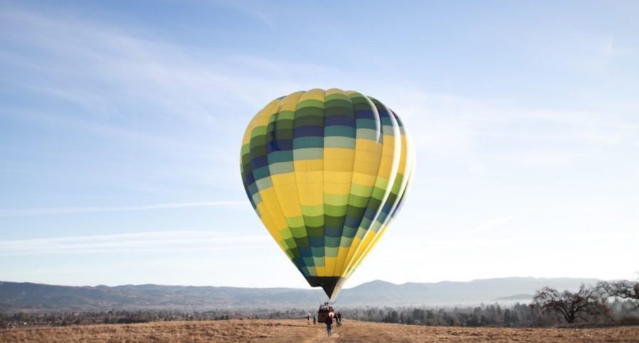 hot air balloons