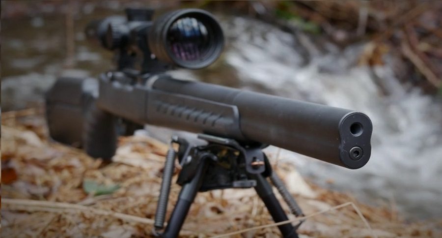 suppressed 10/22 rifle