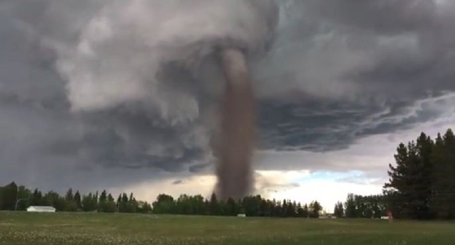 tornado three hills alberta