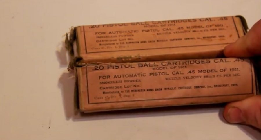96 year old .45 acp cartridges