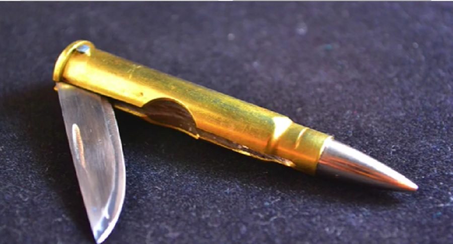 make a knife from a real rifle cartridge