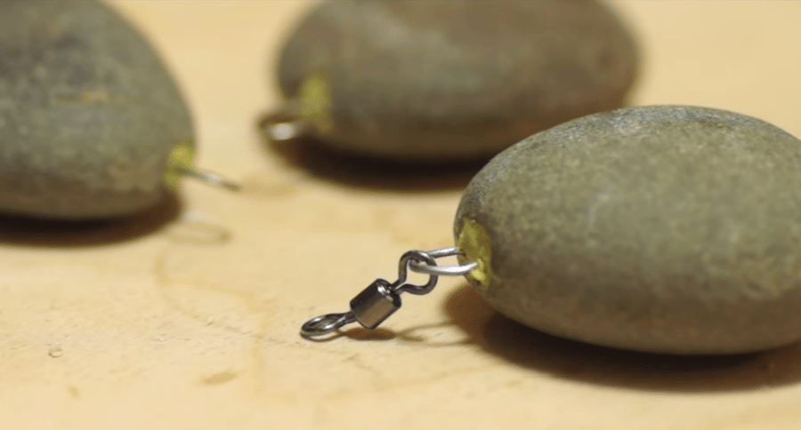 stone fishing weights