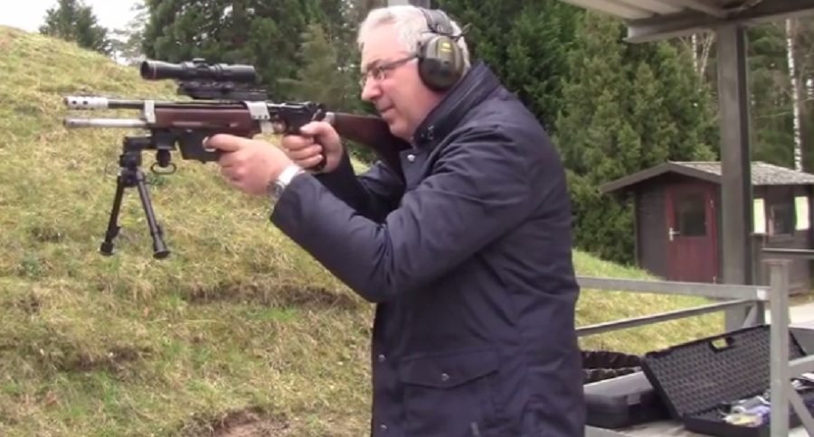 double barrel luger carbine