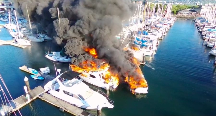 boat fire