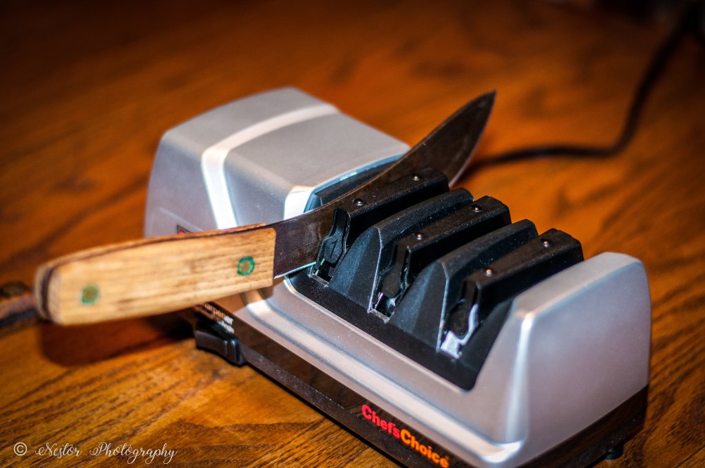 Knife Sharpening at its Finest: Chef's Choice Trizor XV Sharpener  EdgeSelect Model 15 - Wide Open Spaces