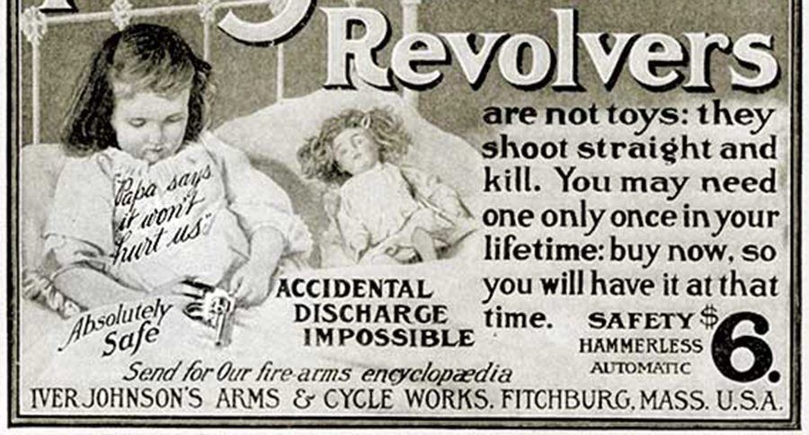 controversial vintage gun ads