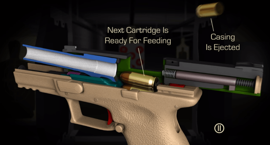 semi-auto handgun