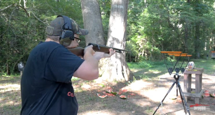 shooting arrows from a shotgun