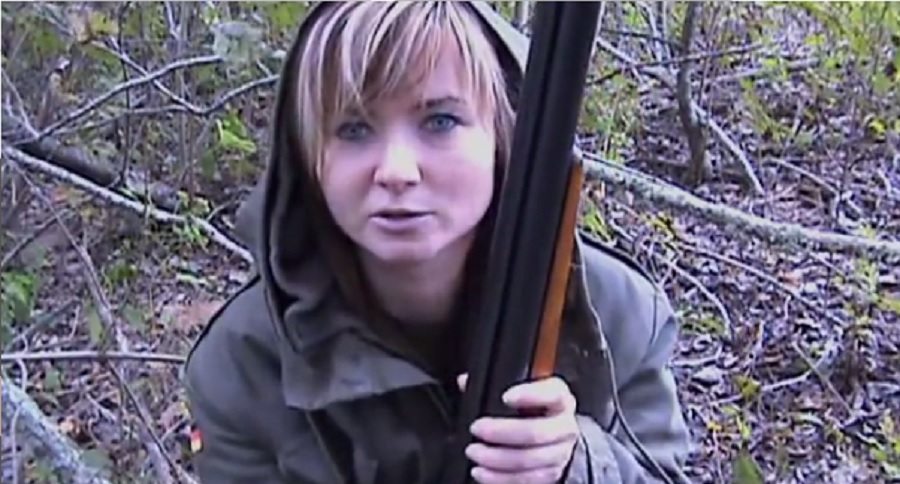 huntress that just loves to squirrel hunt
