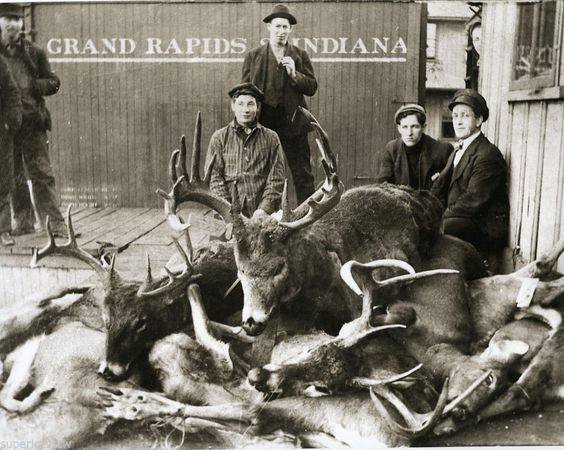 vintage deer hunting