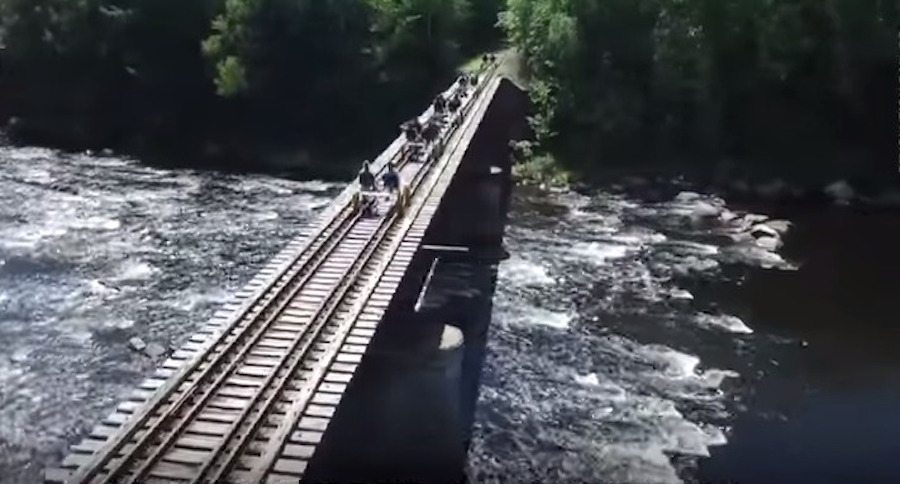 rail bike tour