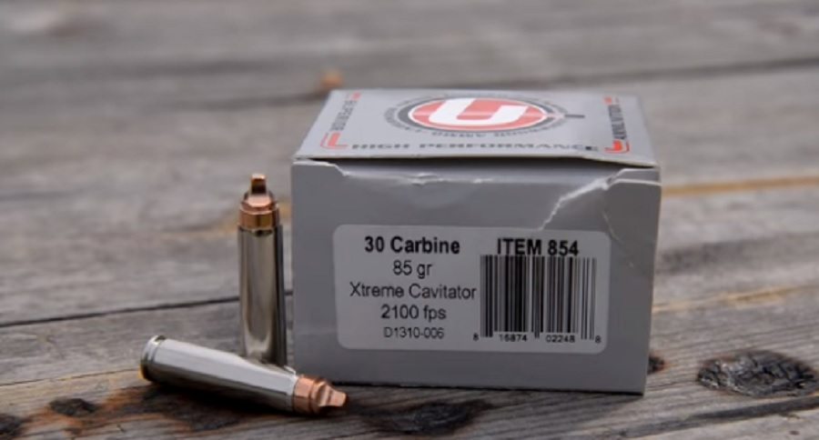 underwood .30 carbine xtreme cavitator ammunition