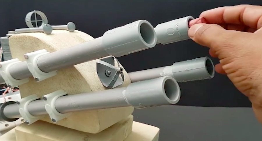 anti-aircraft gun