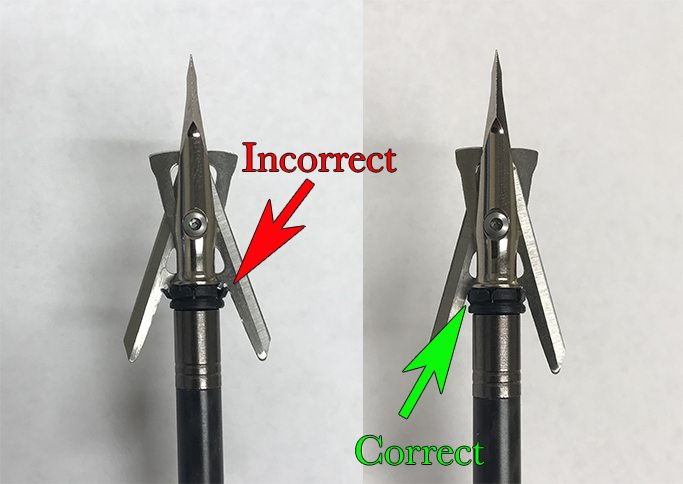 rage broadheads collar broadhead