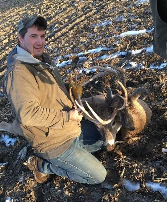 locked up dead buck