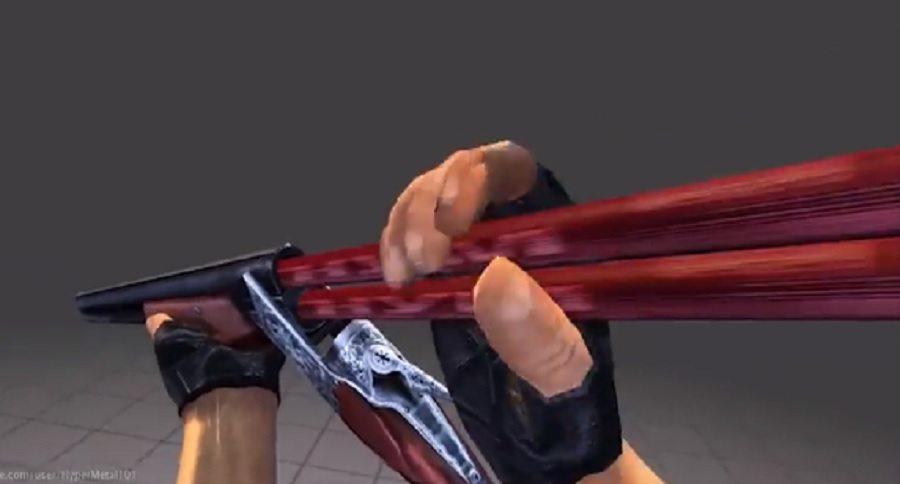 hysterical gun reloading animations