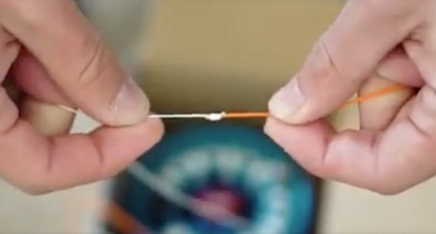 Make a Nail Knot tool And Tie a Nail Knot 