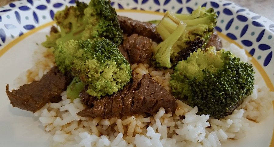 Venison and broccoli