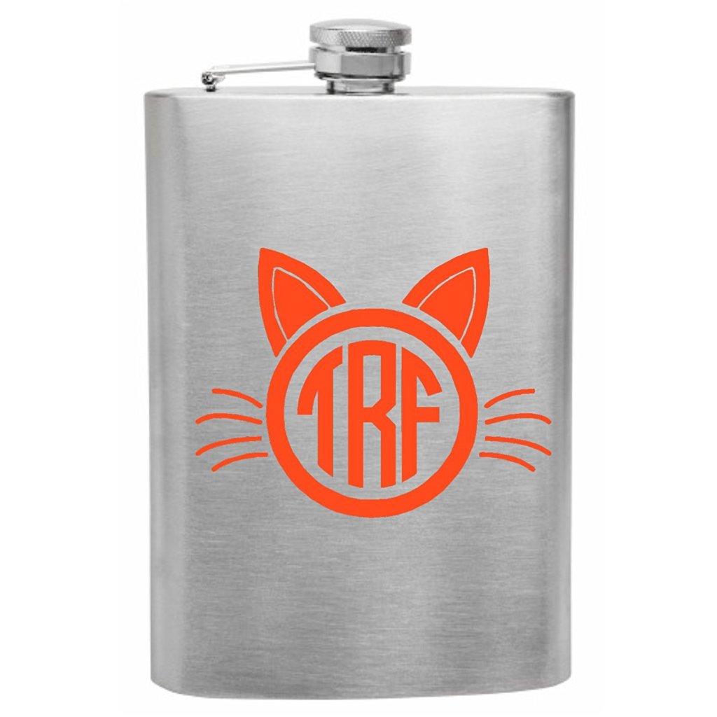 orange cat flask